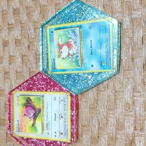 Pokemon card coasters